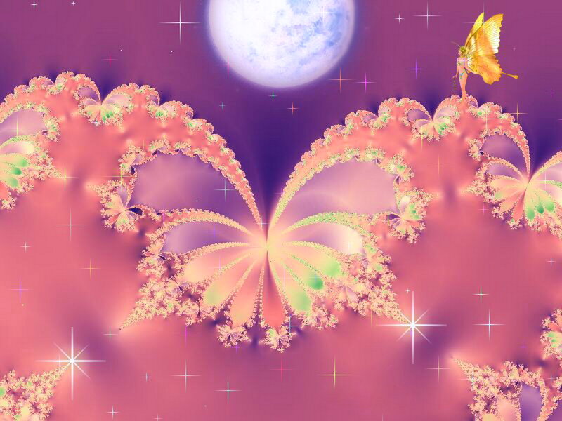 Fractal Butterfly with Fairy