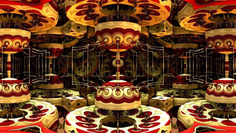 Fractal Cake Structures