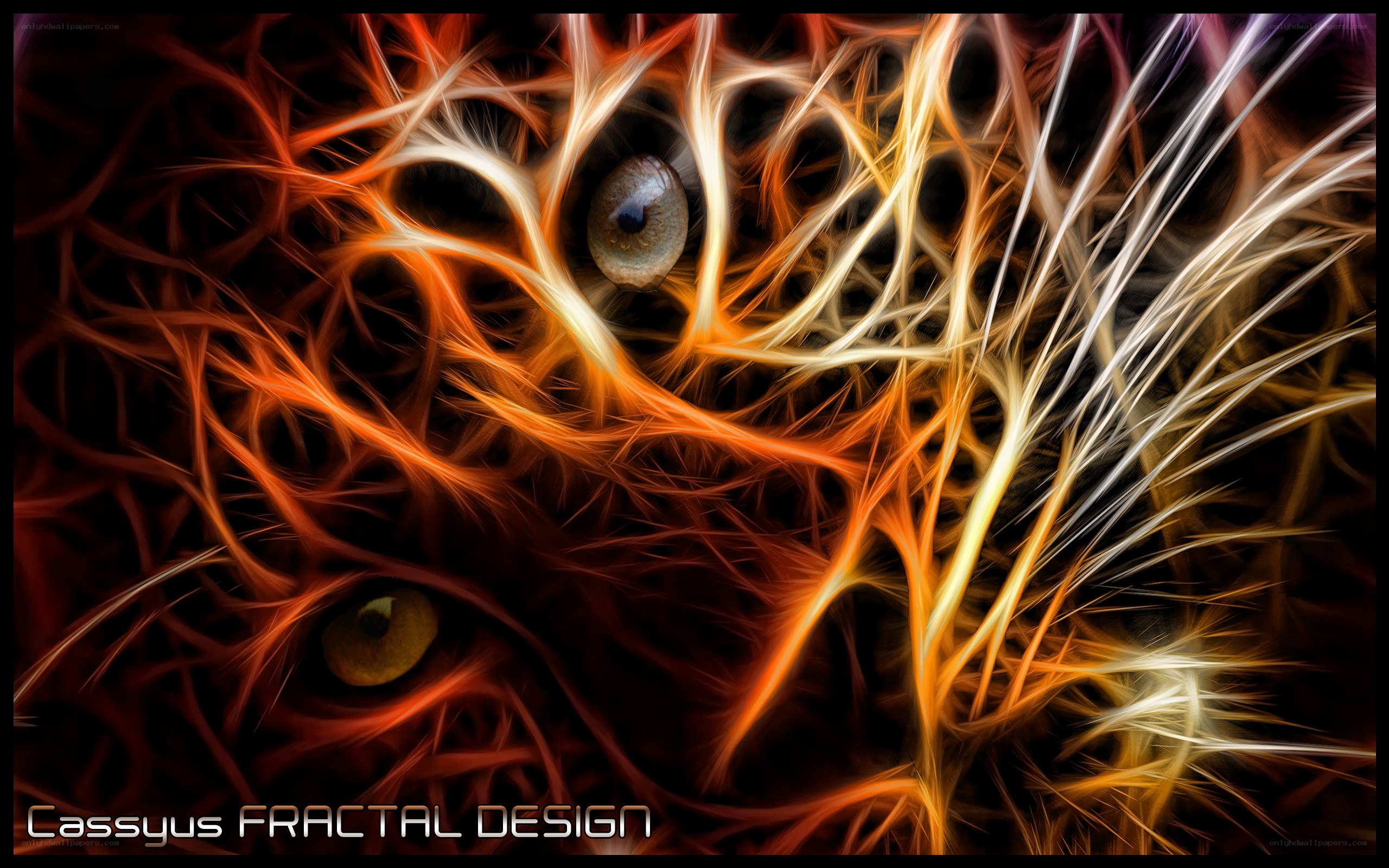 Fractal cat eyes design