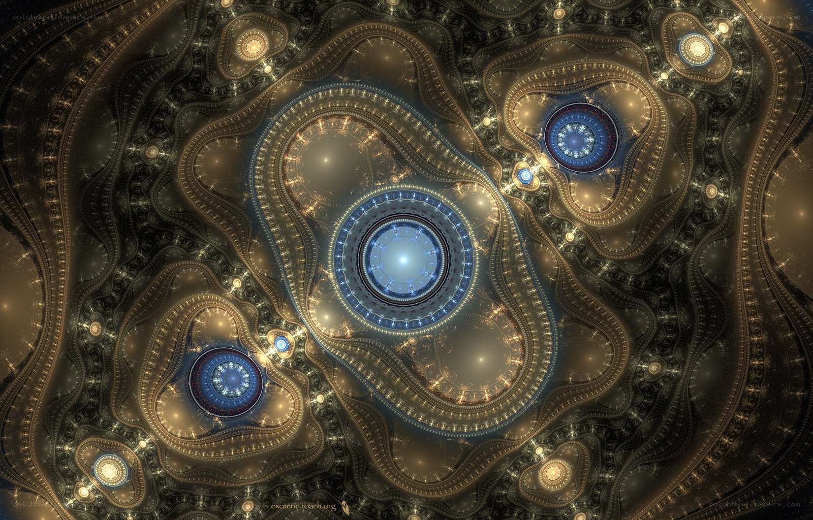 Fractal cathedral ceiling