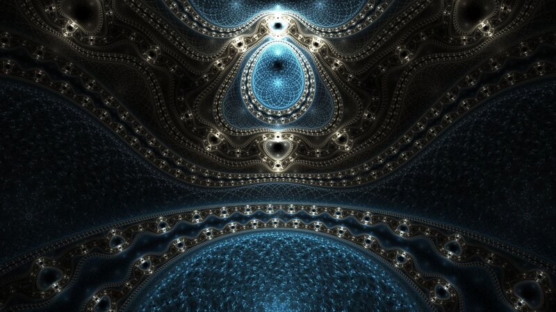 Fractal Cathedral Ceiling — Black