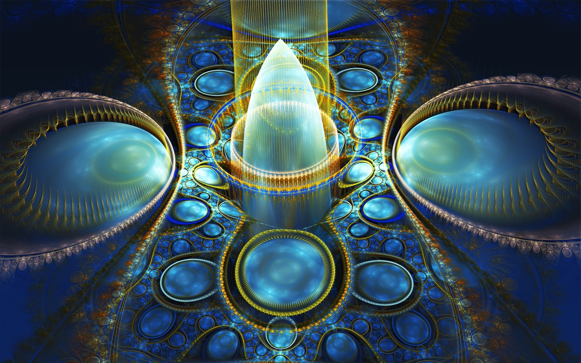 Fractal cathedral structure
