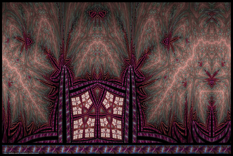 Fractal cathedral window