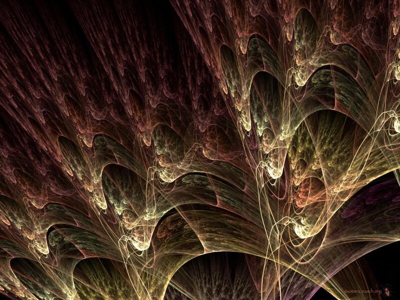 Fractal Cave Structure — Black