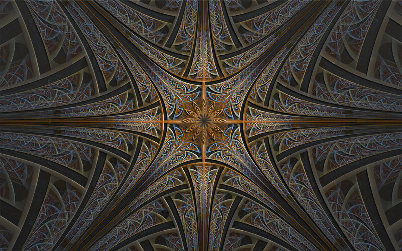 Fractal Ceiling Pattern