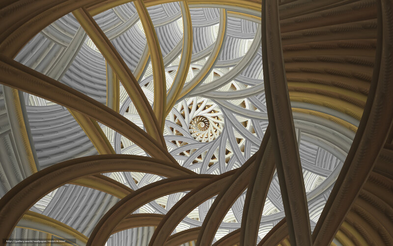 Fractal ceiling structure