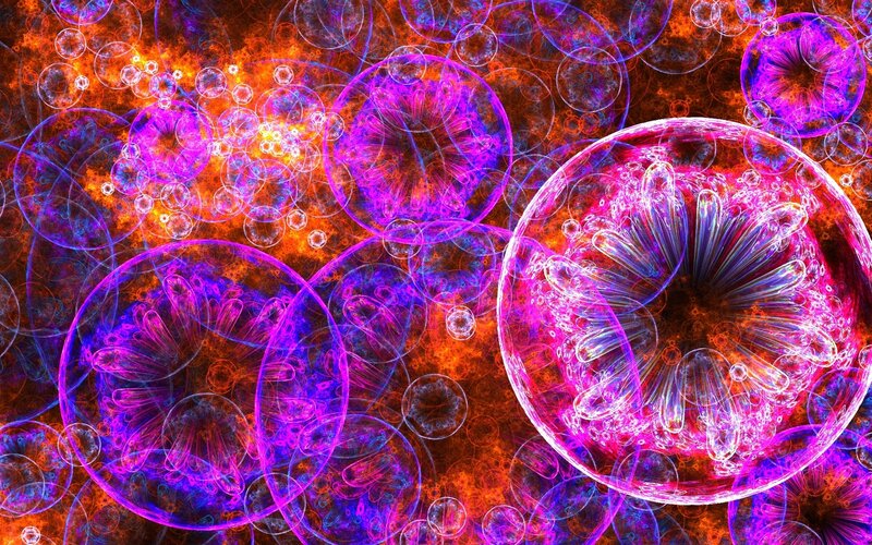 Fractal Cellular Structures — Purple