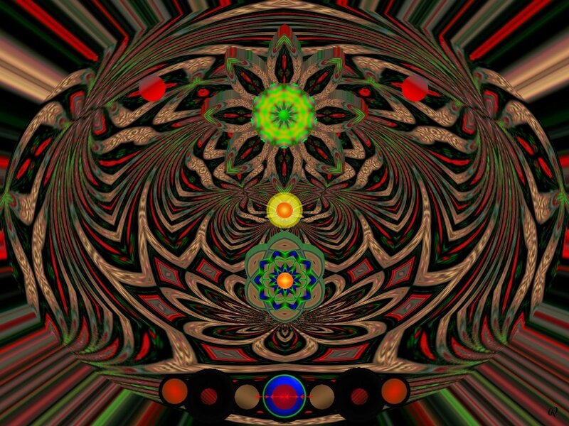 Fractal Chakra Mandala