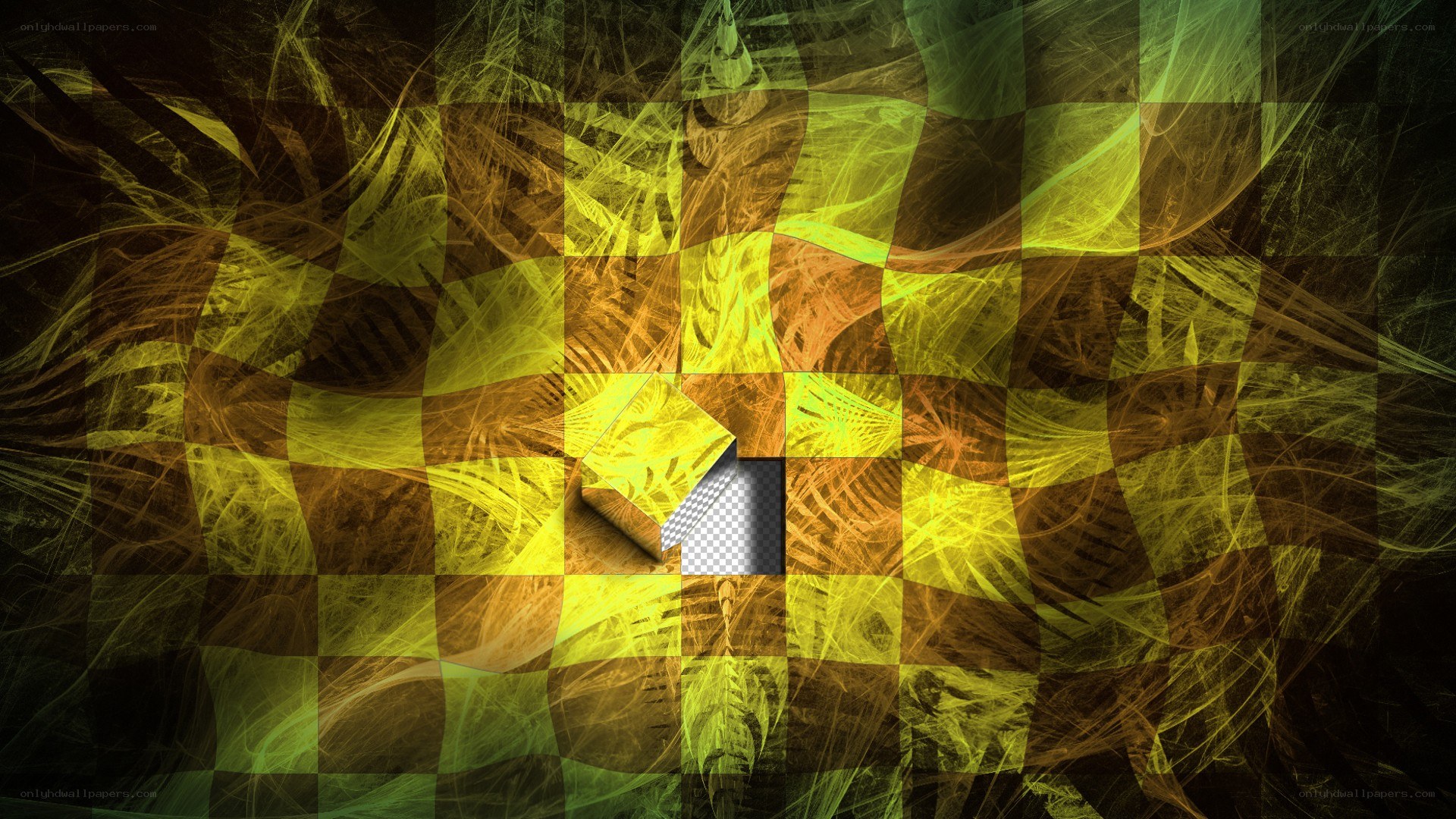 fractal checkerboard pattern