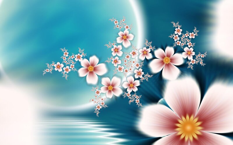 Fractal Cherry Blossoms