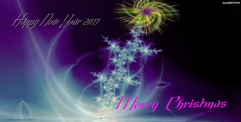 Fractal Christmas Tree — Purple