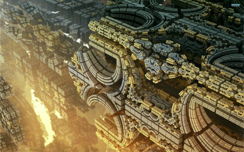 Fractal cityscape architecture