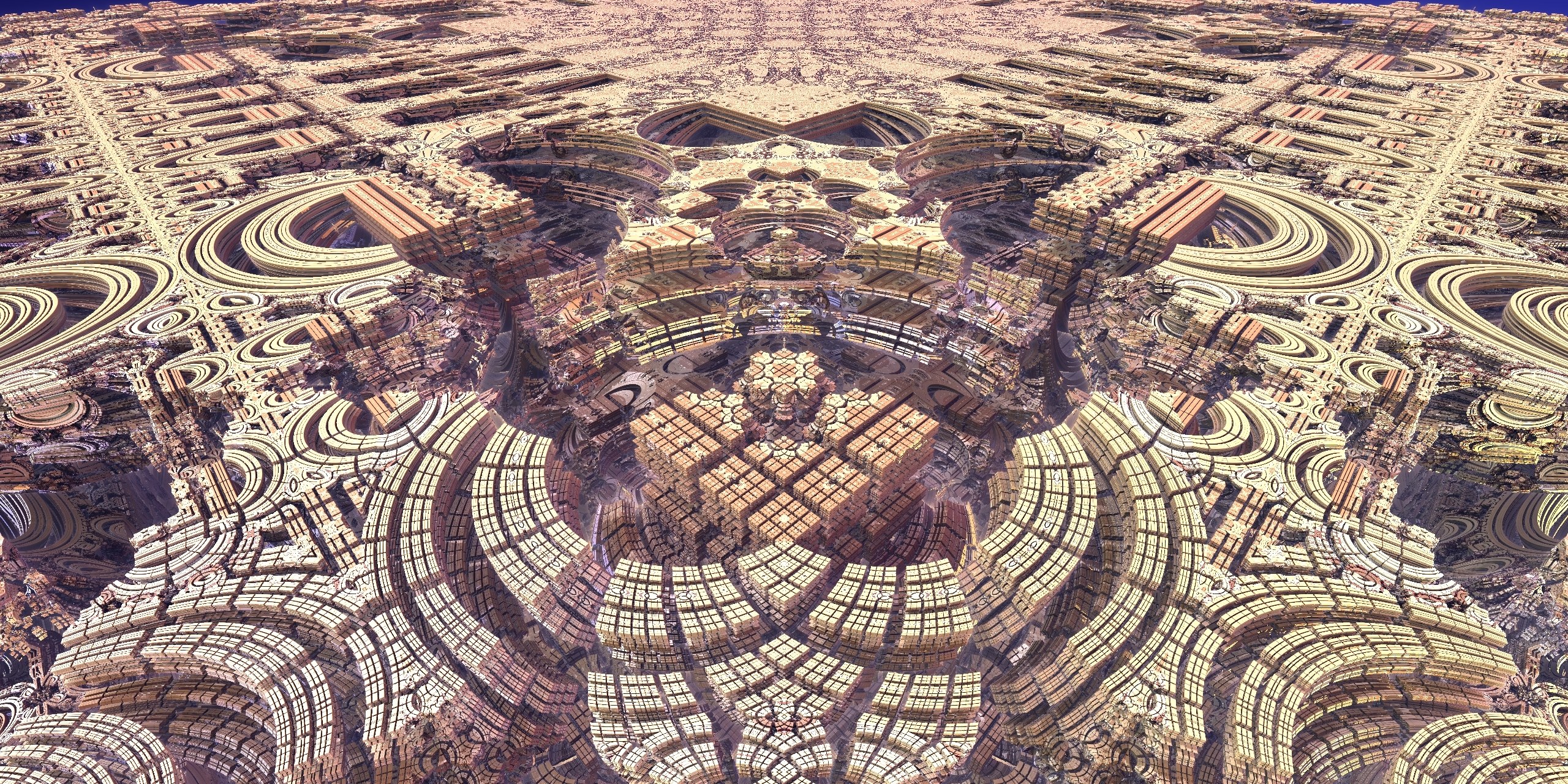 Fractal cityscape architecture