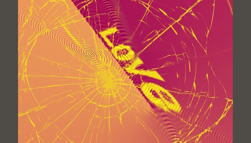 Fractal crack pattern