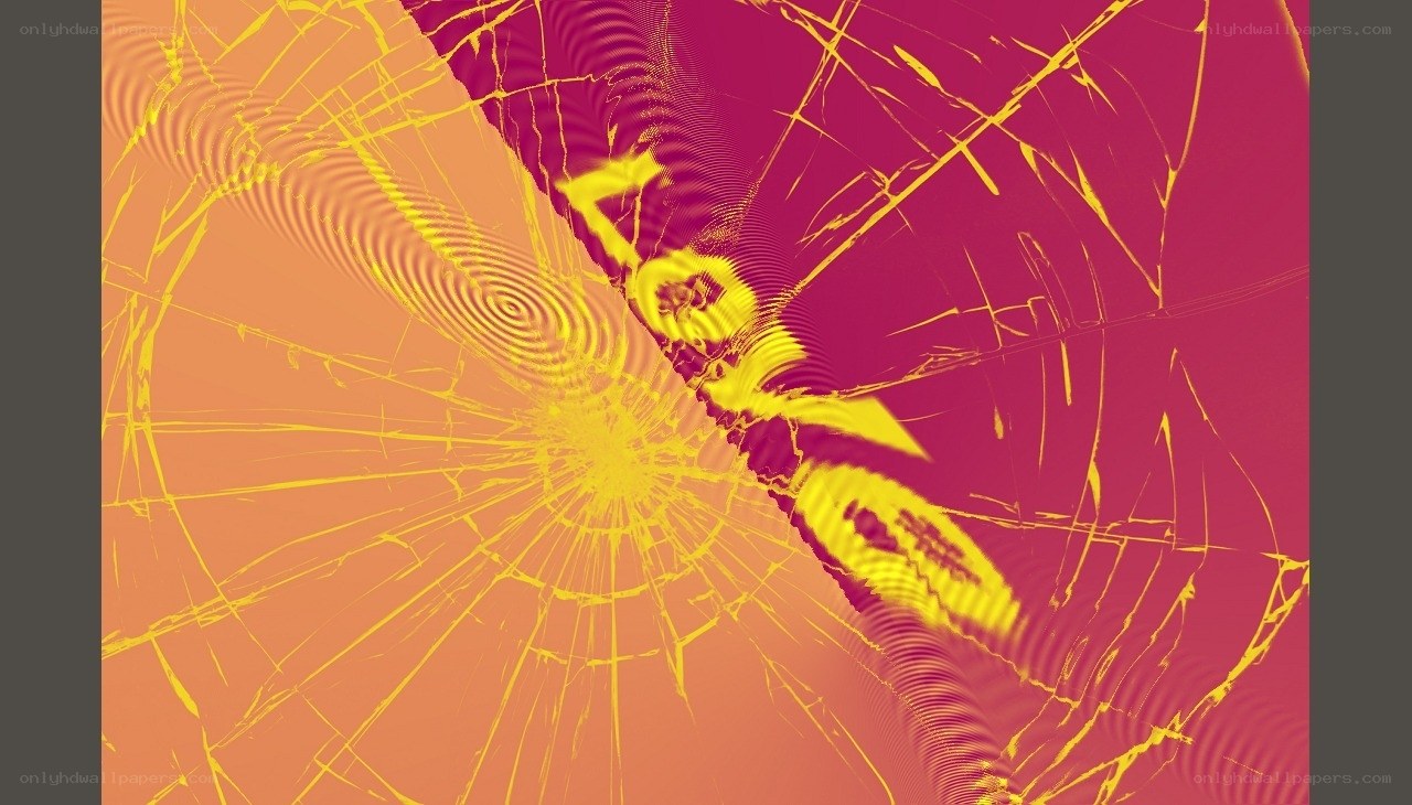 Fractal crack pattern