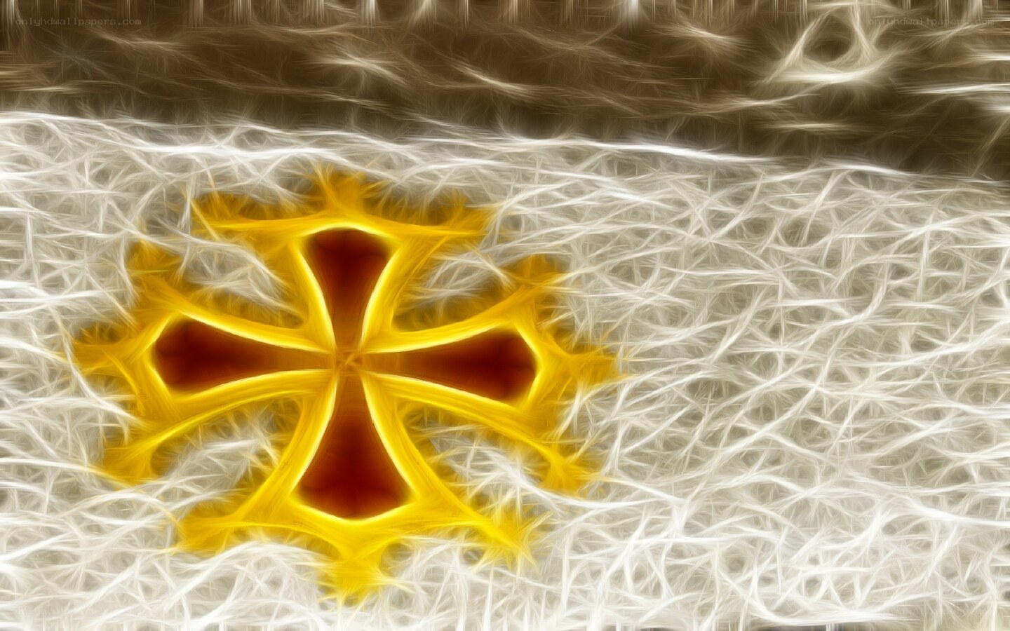 fractal cross design