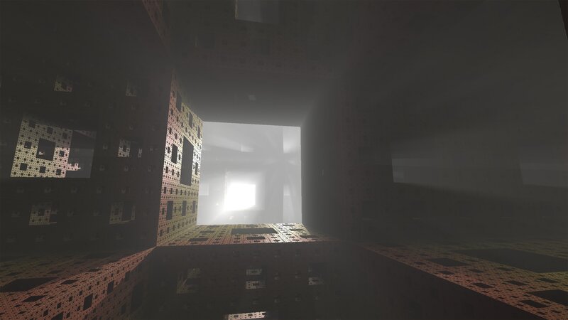 Fractal Cube Structure — Black