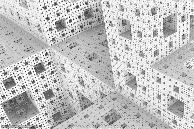 Fractal cube structure