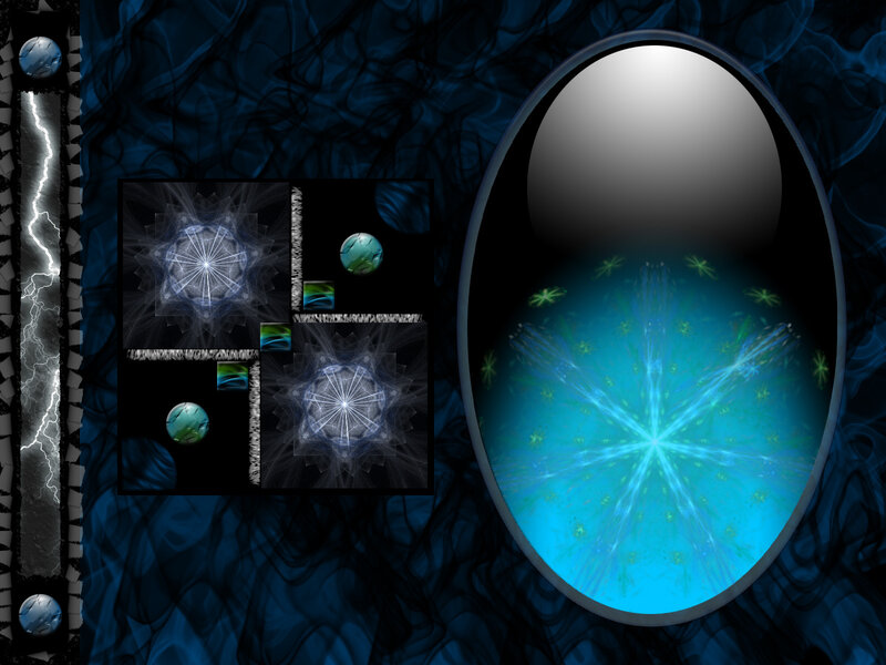 Fractal Digital Art — Blue