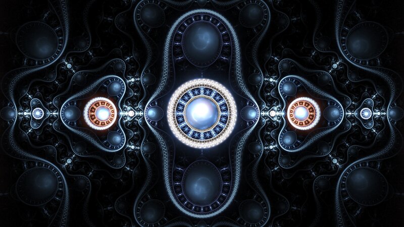 Fractal digital art pattern