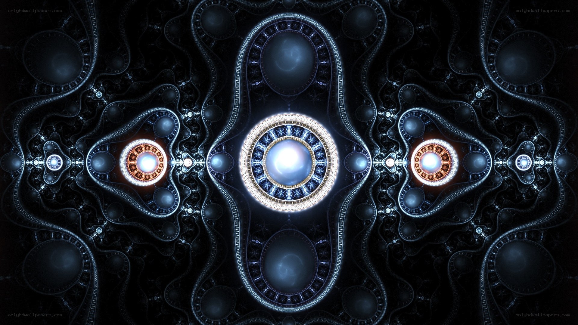 Fractal digital art pattern