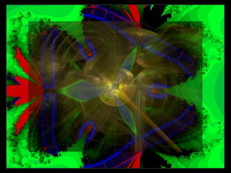 Fractal Digital Artwork — Green