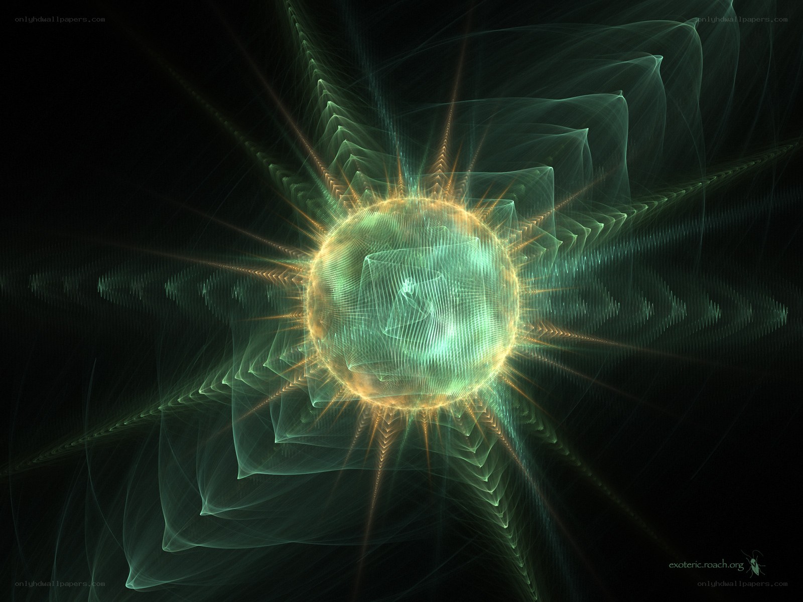 Fractal energy burst