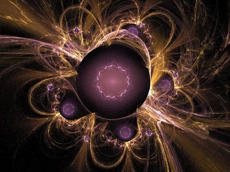 Fractal Energy Burst — Black