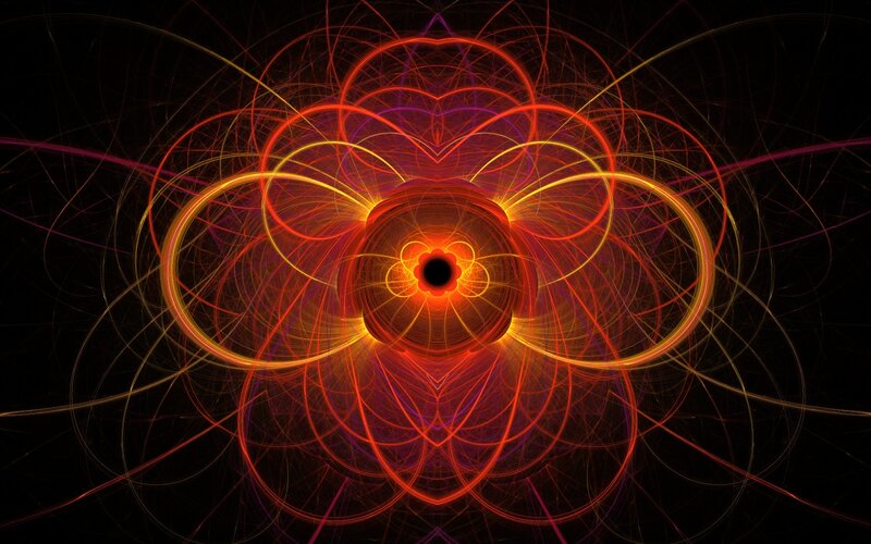 Fractal Energy Pattern — Red