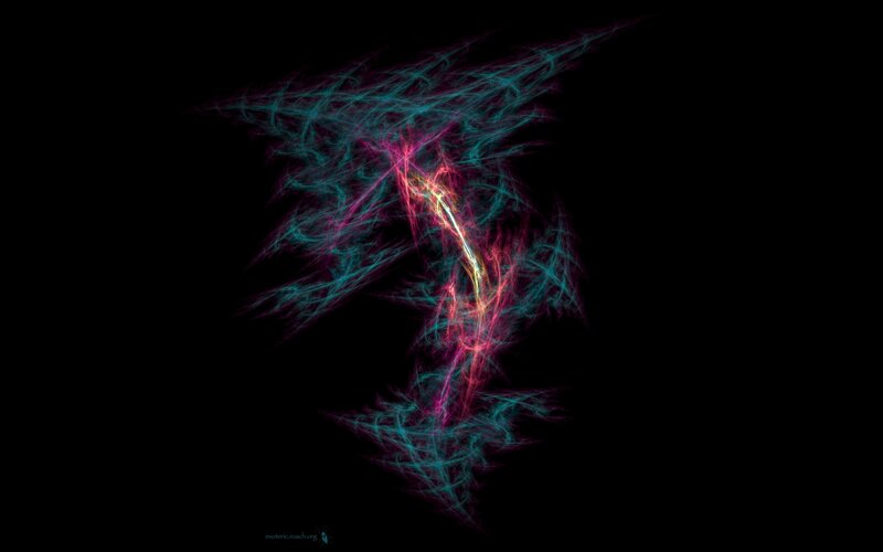 Fractal Energy Pattern — Teal
