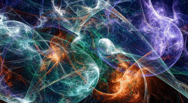 Fractal Energy Patterns — Purple
