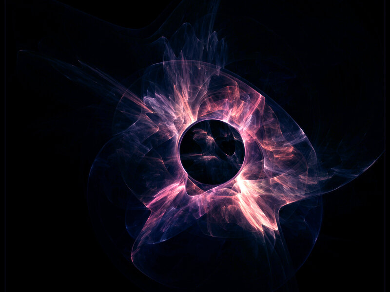 Fractal Energy Vortex — Purple