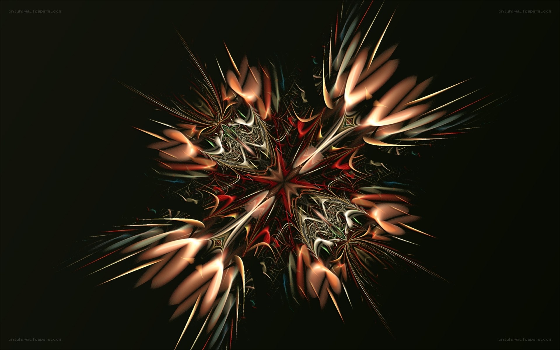 Fractal explosion art