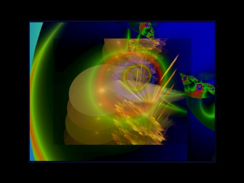 Fractal Explosion — Green, Energetic