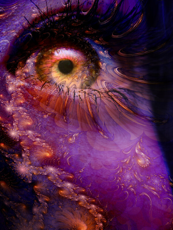 Fractal eye art