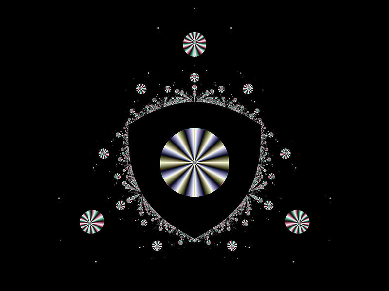 Fractal eye pattern