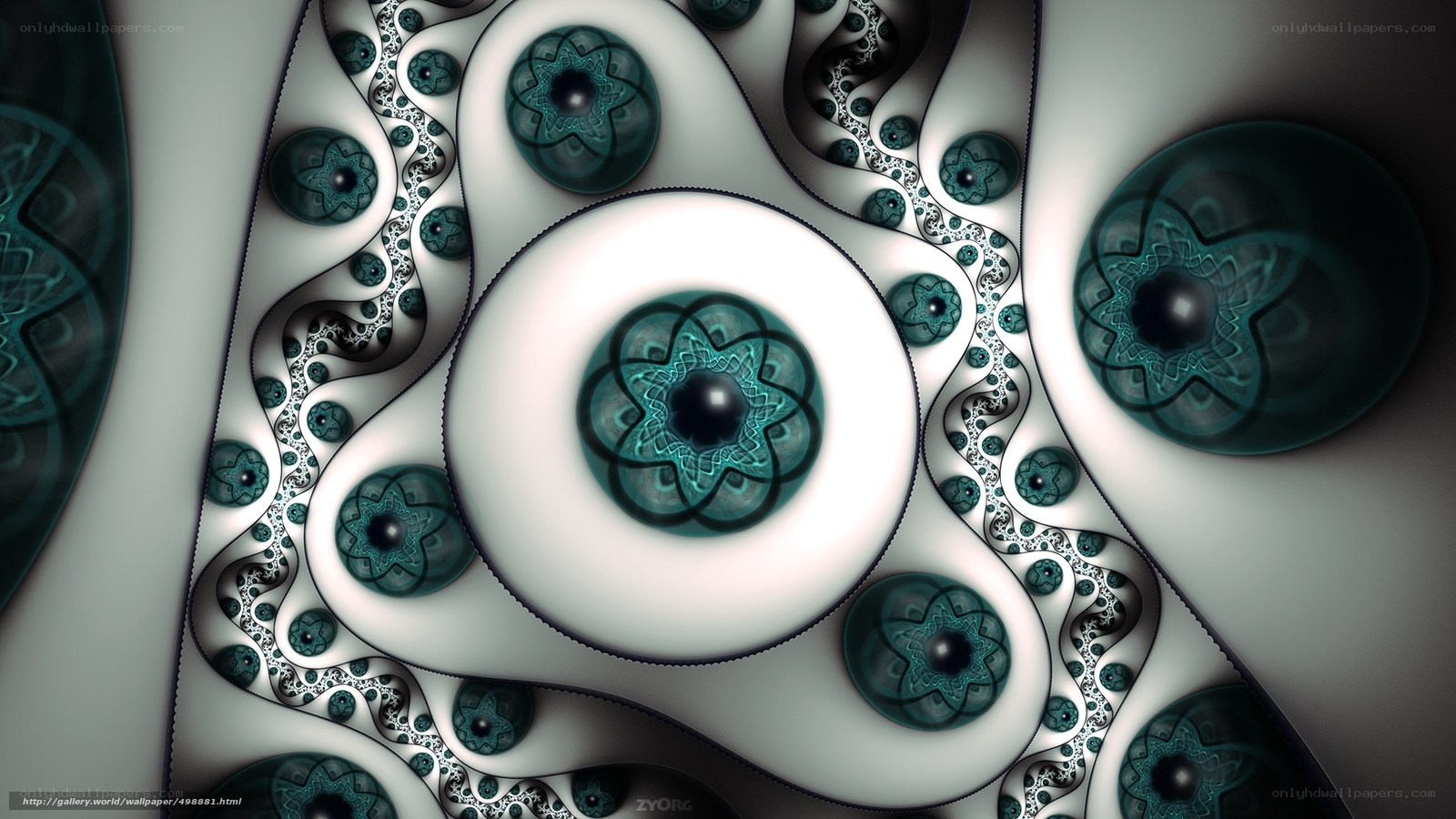 fractal eye pattern