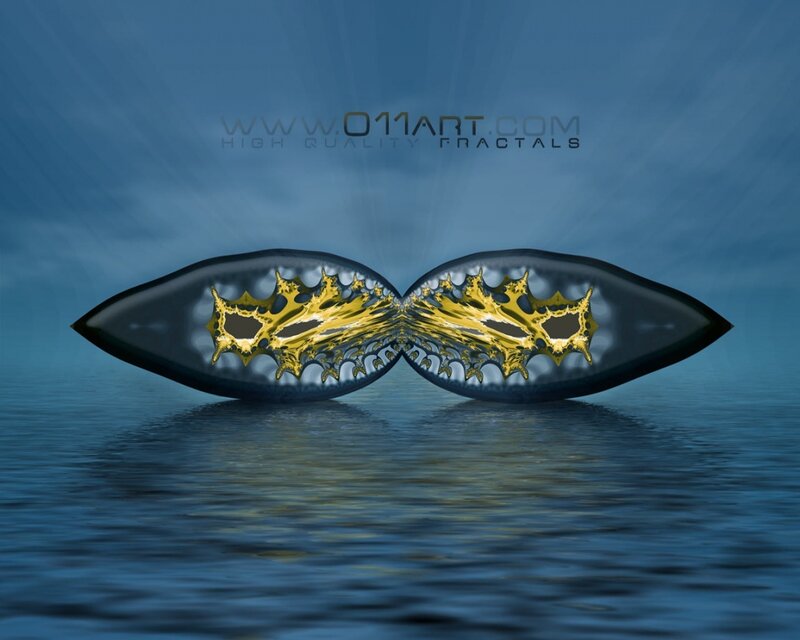 Fractal Eyes in Water