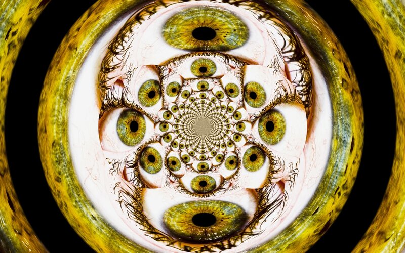 fractal eyes pattern