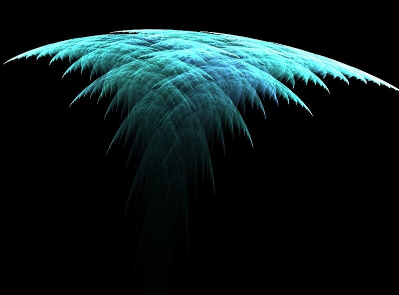 fractal feather structure