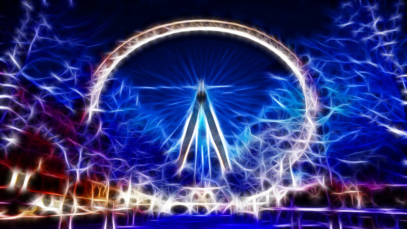 Fractal Ferris Wheel Art