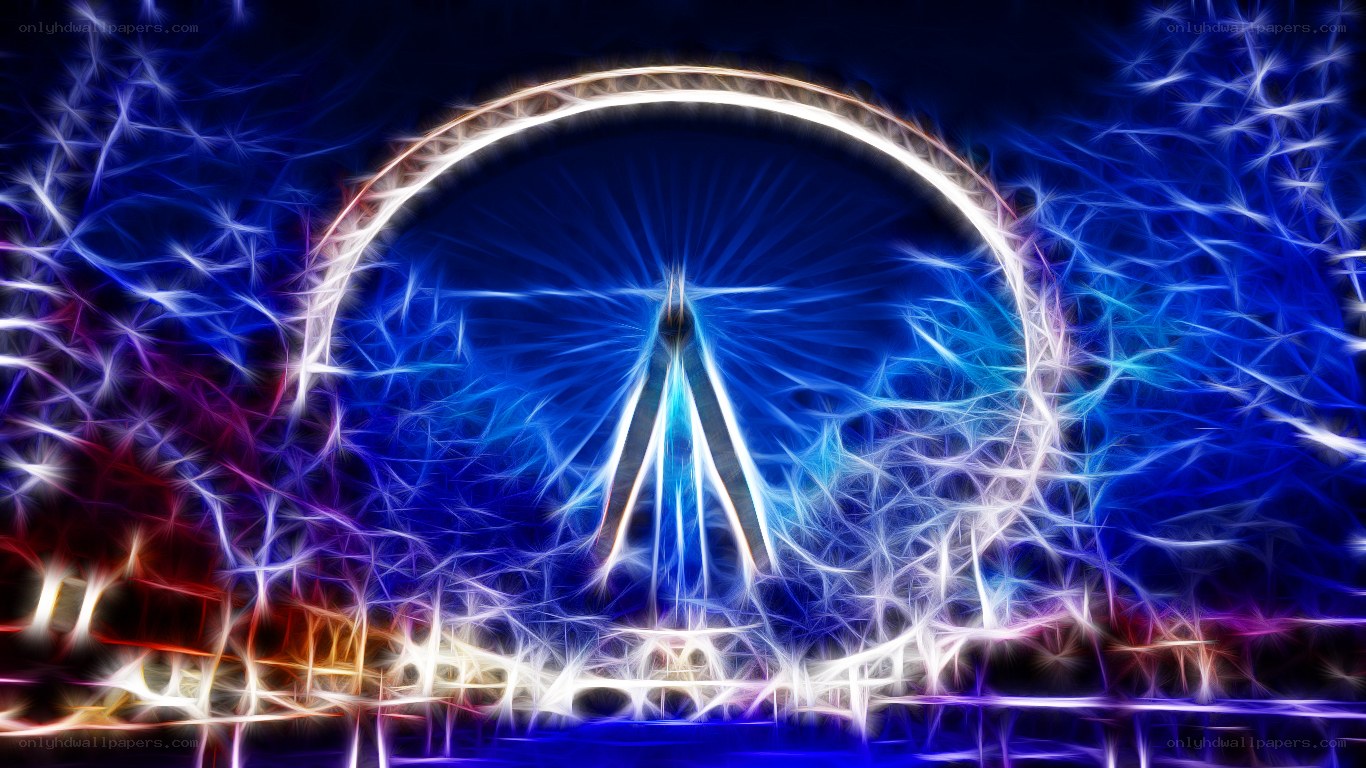 Fractal Ferris Wheel Art