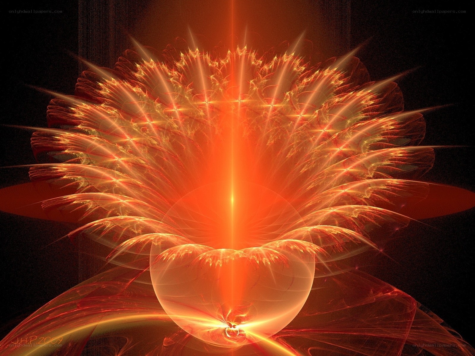 fractal fire explosion