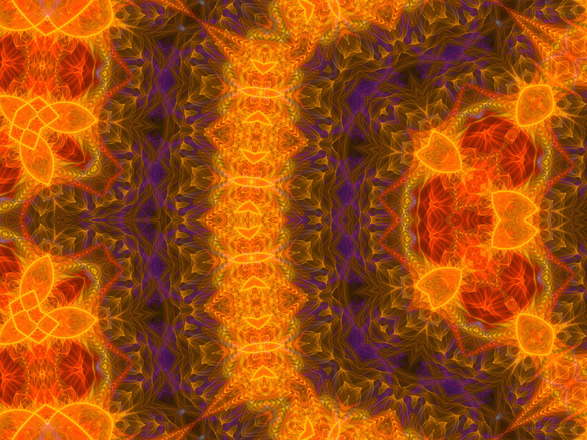 fractal fire pattern