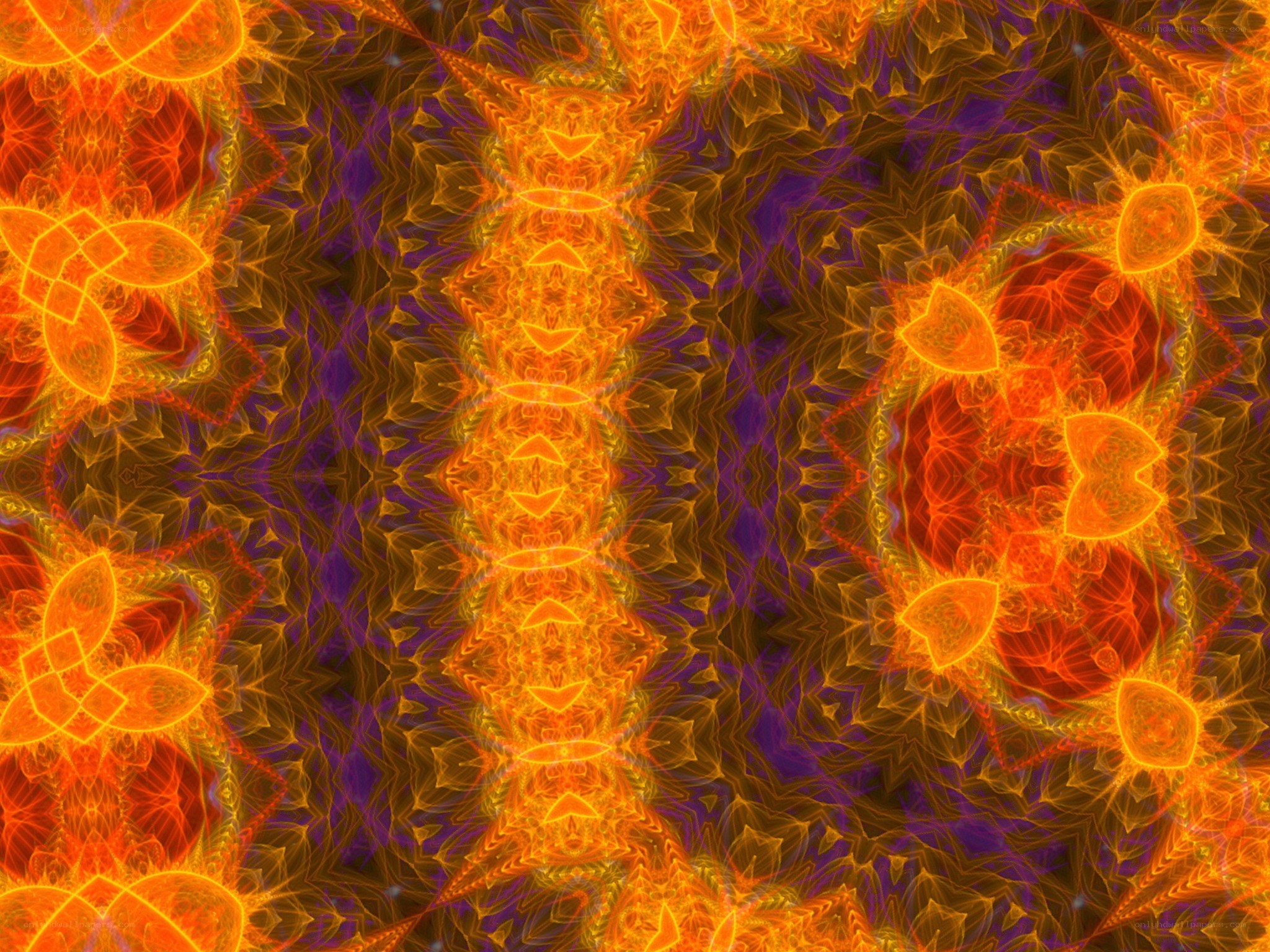 fractal fire pattern