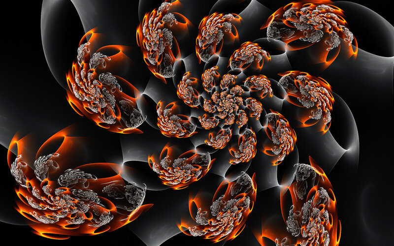 fractal fire spiral
