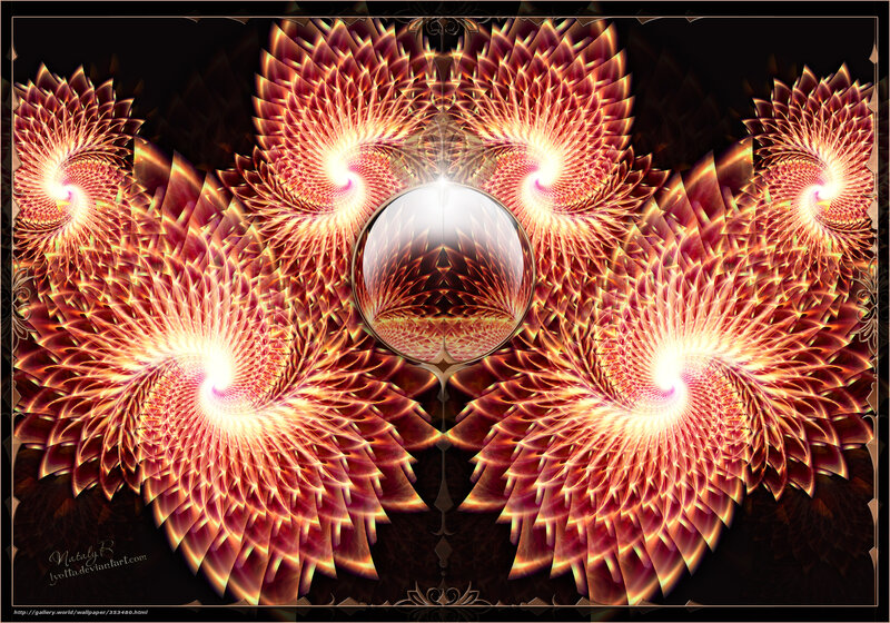 Fractal Fire Spirals