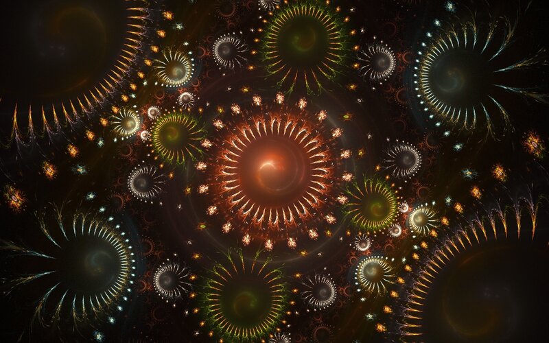 fractal firework patterns