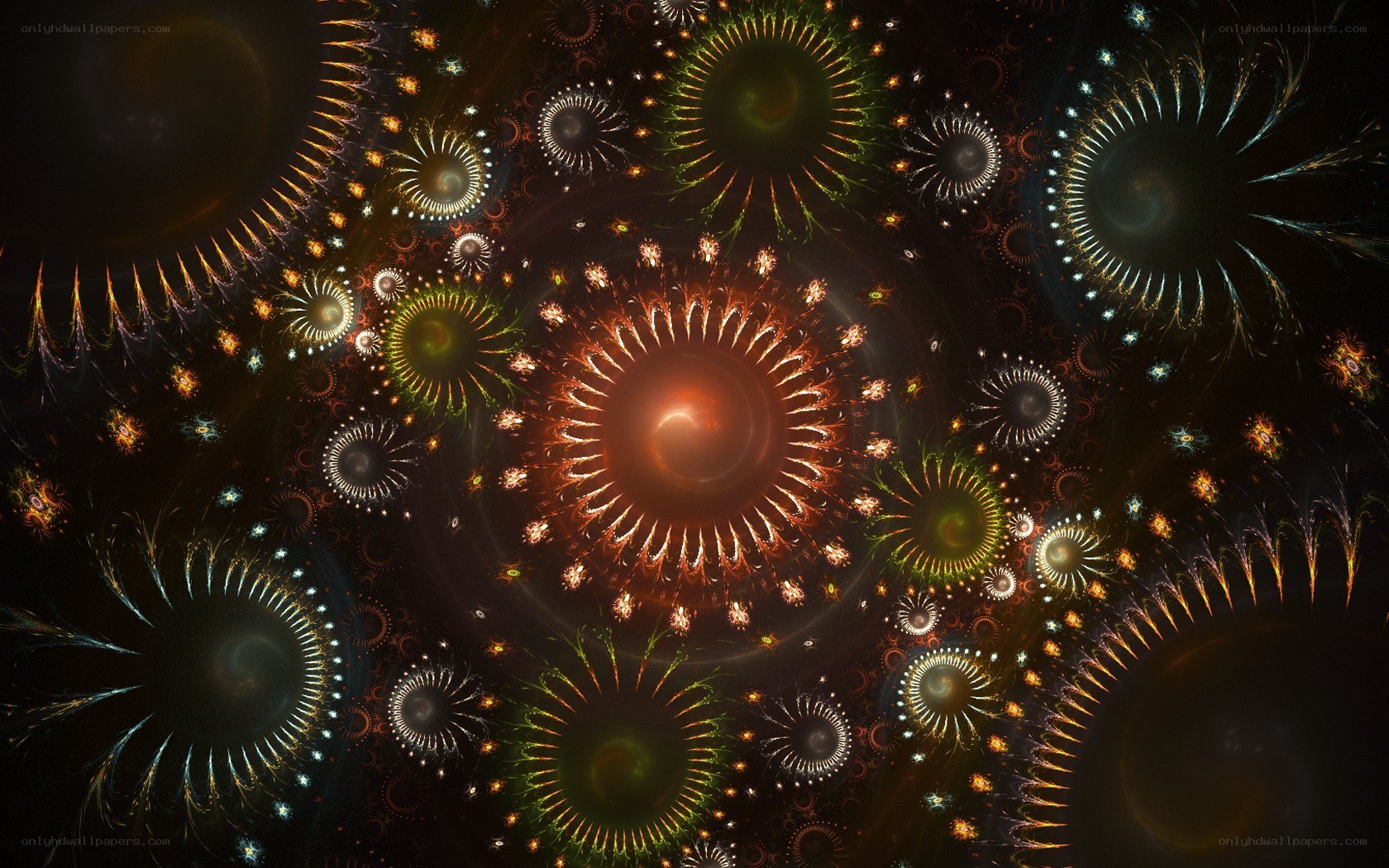 fractal firework patterns