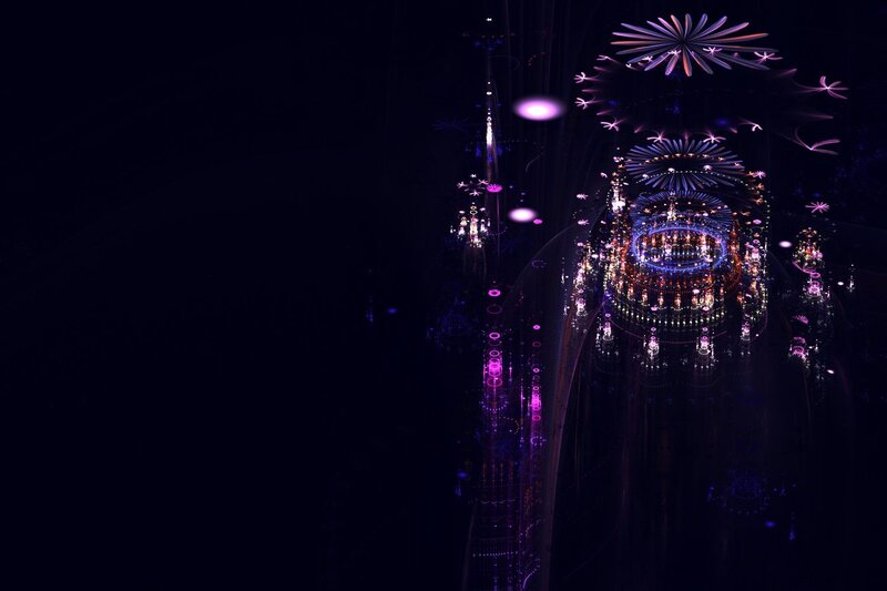 fractal fireworks display